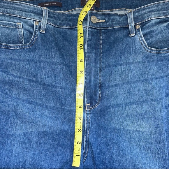 NYDJ Medium Wash High Rise Cuffed Cropped Girlfriend Jeans Size 16W - Picture 9 of 13